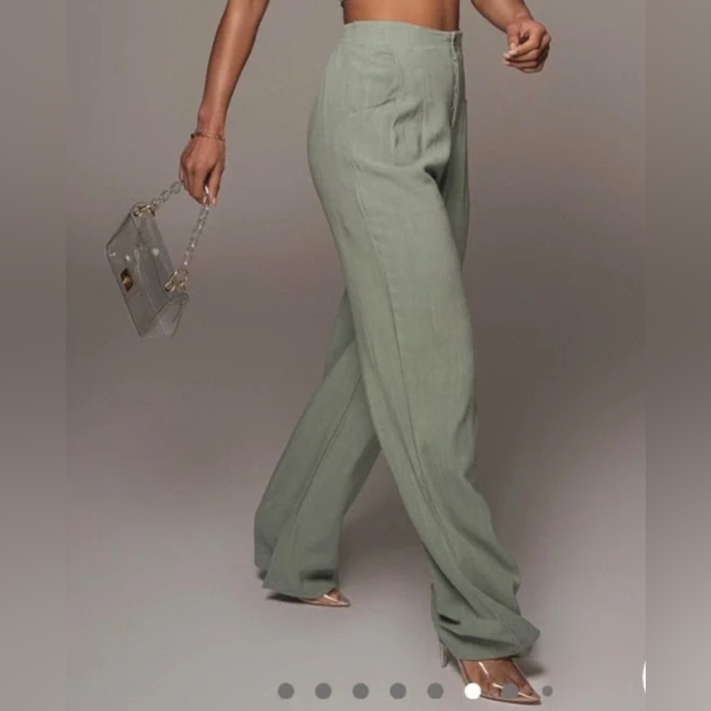 JLUXLABEL SAGE THEA LINEN PANTS SIZE S NWT
